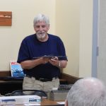 Jerry Jackson talked about his 1/700 Mogami and HO scale train engine