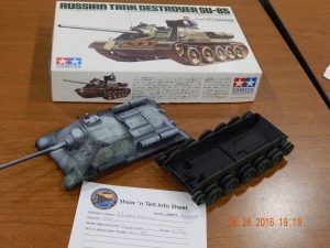 Dustin Ferris' 1/35 Tamiya Su-85 Tank Destroyer.