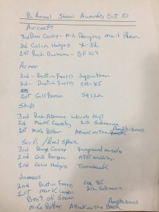 List of Contest Winners