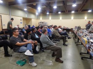 The auction begins