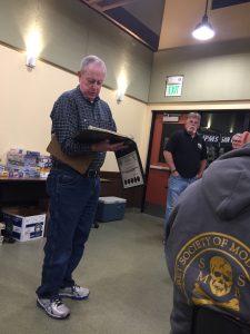 Gary Williams presents the Treasurer's report