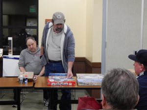 David Weeks describing his new model kits