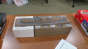 A top-view of Jerry Jackson's 1/700 Trumpeter HMS Queen Elizabeth