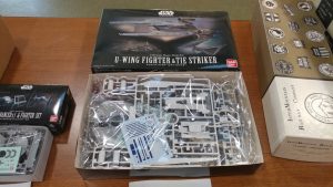 Ethan Idenmill's 1/144 Bandai U-Wing and Tie Striker