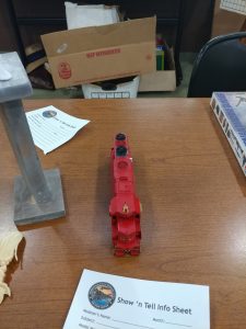 Jerry also brought in this HO-scale model railroad engine