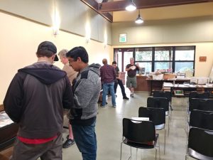 Members of IPMS San Diego before the meeting