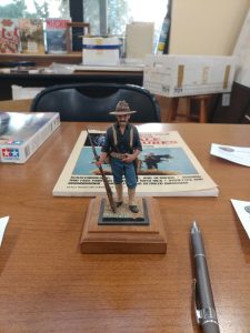 Tony Beres brought in this 90mm Series 77 US Infantry Private, 1898