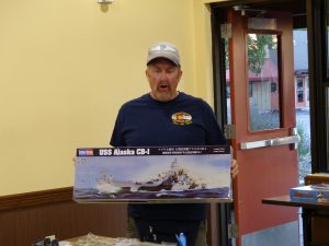 Mark Knowlton shows off his latest kit - a HobbyBoss 1/350 USS Alaska. It even comes with PE! Mark Knowlton shows off his latest kit - a HobbyBoss 1/350 USS Alaska. It even comes with PE!
