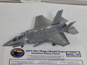 Joshua Phillippi won third place in Juniors for his F-35A Joshua Phillippi won third place in Juniors for his F-35A