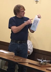 Richard Abraham brought in a kit of a North American T-28C Trojan