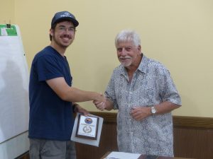 Dustin Ferris won first place in Juniors for his 1-35 Tamiya M4A3F2