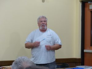 Joel Hendricks gives the Secretary's Report