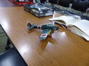Someone brought in this MItsubishi Zero, but did not fill out an information sheet for it.