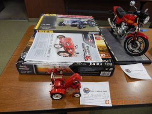 Tim Shipley brough in this Revell 1-24 Porsche Junior 108 tractor