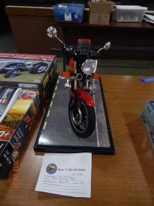 Tim Shipley brought in this Tamiya 1-6 Honda 750