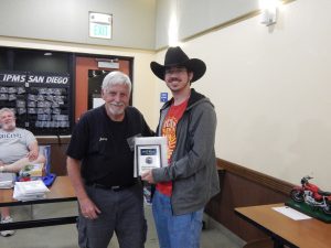 Dustin Ferris won first place in Juniors for his M4 Sherman Dustin Ferris won first place in Juniors for his M4 Sherman
