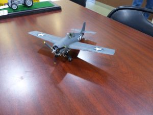 Jack Kerr brought in this 1-48 Tamiya F4F