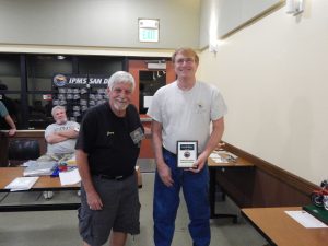 Richard Abraham won third place in aircraft for his P-26 Peashooter Richard Abraham won third place in aircraft for his P-26 Peashooter
