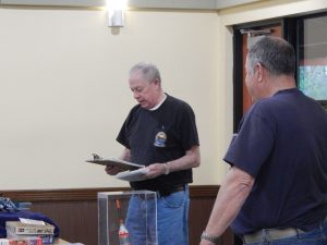 Treasurer Gary Williams gives his report for this month Treasurer Gary Williams gives his report for this month
