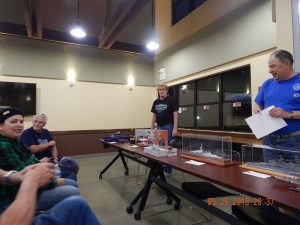 Club President Bob Ekstrom and Vice-President Richard Abraham bring the meeting to order. Club President Bob Ekstrom and Vice-President Richard Abraham bring the meeting to order.