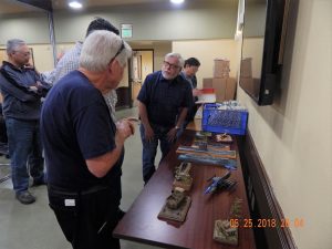 Lead Judge Jerry Jackson brought in some of his models to use as examples to explain how IPMS judging works. Lead Judge Jerry Jackson brought in some of his models to use as examples to explain how IPMS judging works.
