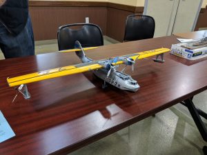 Tony Beres brought in this 1-48 Monogram PBY-3 which he used Belcher Bits to convert