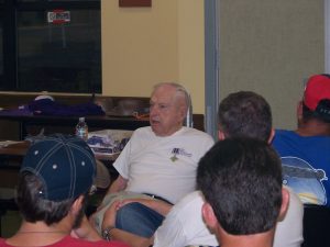 Guest Speaker Captain Royce Williams talks to members of the club