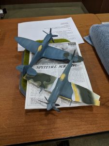 Bob Ekstrom brought in these 1-48 Academy Spitfires