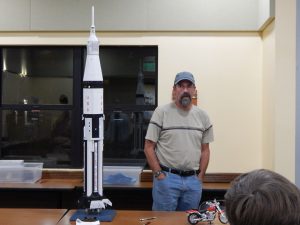 David Weeks discusses his Saturn 1B model
