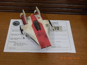 Entry 10 - Bandai 1-72 A-Wing by Mike Sedgewick