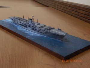 Jerry Jackson brought in this exquisitely done 1-700 HMS Ark Royal