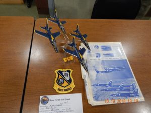 Manny Gutsche brought in this Monogram 1-100 Blue Angels diorama