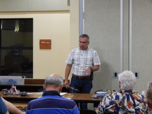 Manny Gutsche discusses his Blue Angels diorama