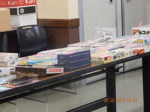 Some of the kits up for auction