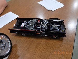 Tim Shipley also brought in this Polar Lights 1-25 Batmobile