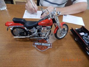 Tim Shipley brought in this Revell 1-8 Harley Springer