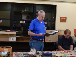 Treasurer Gary Williams gives his report