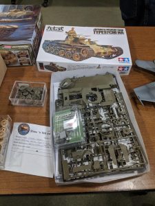 Ethan Idenmill also brought in this Tamiya 1-35 Type 97 Tank