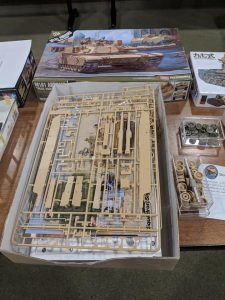 Ethan Idenmill brought in this Academy 1-35 M1A1 for the group build