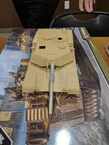 Ethan Idenmill brought in this Academy 1-35 M1A1 Abrams for the group build