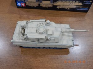 Rich Durham brought in this Tamiya 1-48 M1A2 Abrams for the group build