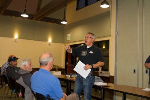 Manny Gutsche makes a pitch to the club