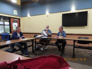Contest Committee Chairman Scott Hazel chairs the last meeting before Model Expo the next day