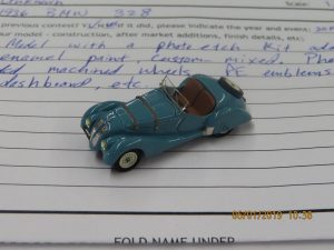 Category 29 - 1st Place - 1936 BMW 328 by Art Laski Category 29 - 1st Place - 1936 BMW 328 by Art Laski
