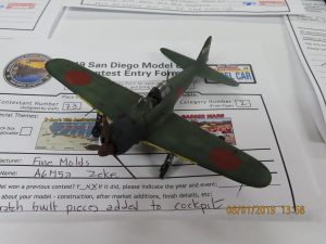 Category 2A - 3rd Place - A6M5A Zeke by Roger Fabrocini Category 2A - 3rd Place - A6M5A Zeke by Roger Fabrocini