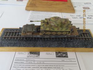 Category 9B - 1st Place - Tiger I Ausf E on Flat Car by Dave Conner Category 9B - 1st Place - Tiger I Ausf E on Flat Car by Dave Conner