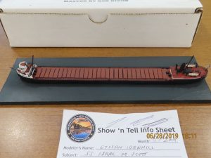 Ethan Idenmill brought in this Loose Cannon 1-700 Great Lakes Steamship SS Isaac M Scott