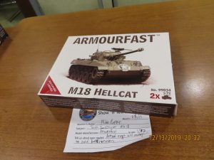 Mike Potter brought in this Armourfast 1-72 M-18 Hellcat kit
