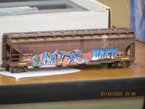 Jerry Jackson also brought in this HO scale railway car