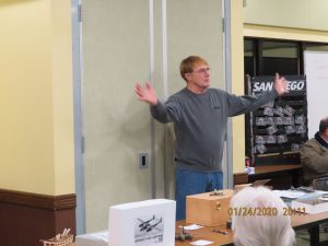 Richard Abraham hosted his first meeting as club President